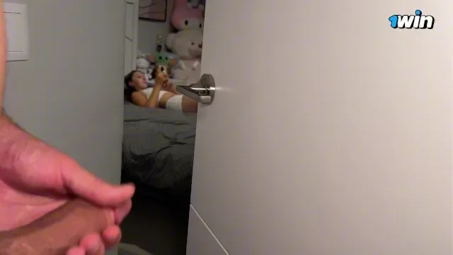 Day 7 - I Jerked off on My Step Sister but She Caught Me and I Fucked Her Mou...