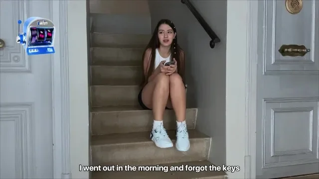 My New Neighbor Lost Her Keys but I Invited Her Over and Fucked Her Tight Pus...