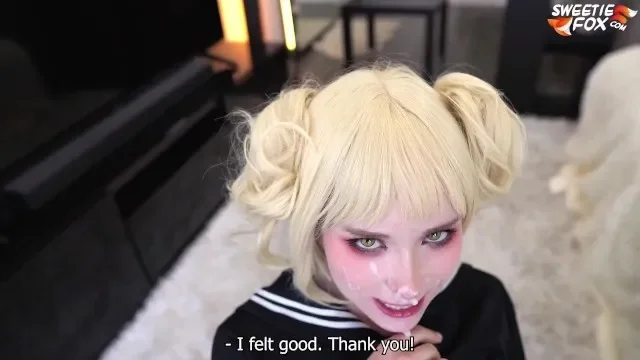 Toga Himiko Deep Sucking Big Dick until Cum on Face