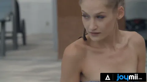 Gorgeous Skinny Teen Tiffany Tatum Gets Her Tight Pussy Fucked by the Pool