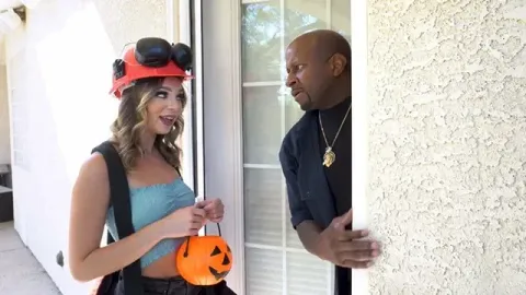 Tiffany Watson Trick or Treating in the Wrong Neighborhood