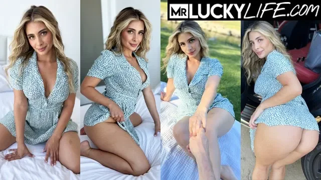 Picnic in Paradise with Busty Blondie Tru Kait