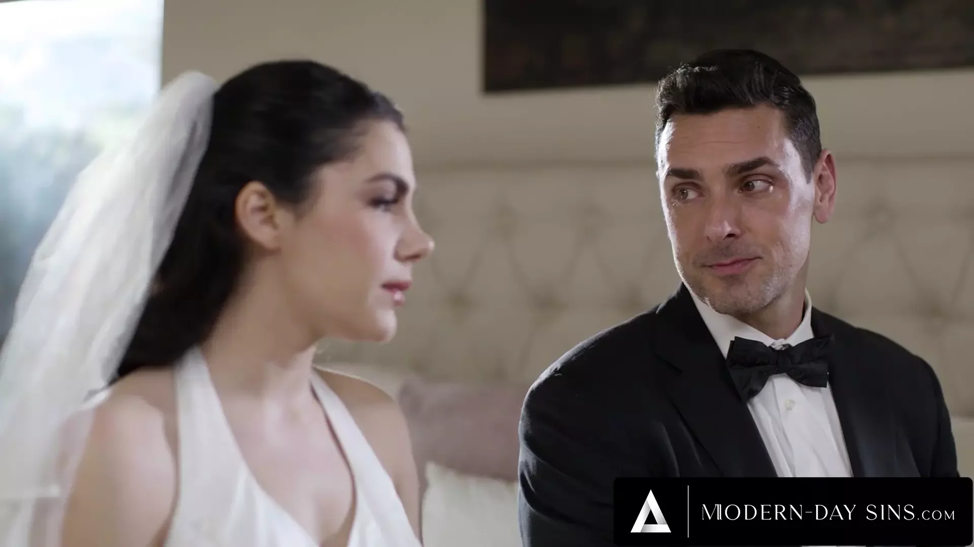 Groomsman Assfucks Best Buddy's Wife Valentina Nappi in Marital Bed on Weddin...
