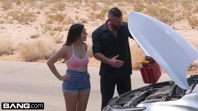 Valentina Nappi Goes Skinny Dipping Her Roadside Mechanic