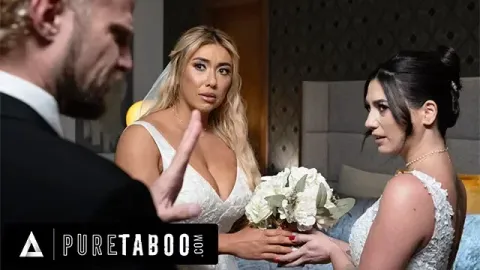 PURE TABOO Desperate Lesbian Brides Cyber Doll &amp; Megan Mistakes Submit To Twisted Officiant