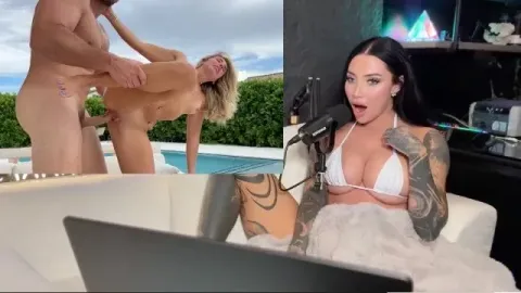 Bonnie Blue & J Mac, Porn Asmr Reaction, British Slut gets Her Pussy Stretche...