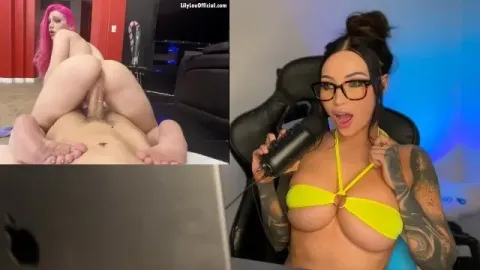 Lily Lou, Porn Asmr Reaction, Thick Yoga Girl gets 3 Orgasms & Huge Facial- A...