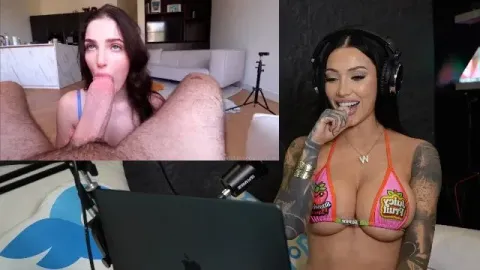 Reislin & Girthmasterr, Porn Asmr Reaction, Petite Slut Loves Massive Monster...