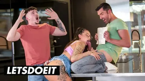 Cum Hungry Milf gets Her Cunt Drilled by Young Studs