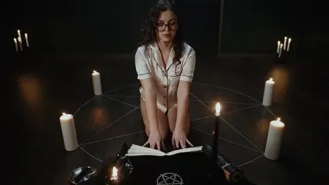 3d Real Life Anime Hentai Horror - Nerdy Schoolgirl Summons Sex Demon after g...